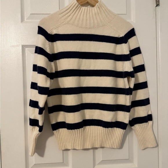Petal and Pup Winston Knit Sweater Cream and Navy Blue XS NWOT - Picture 1 of 2